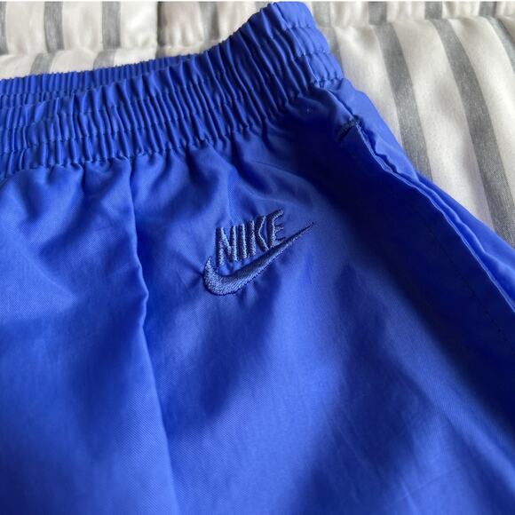Y2K Nike Women's Bright Blue Monochrome Windbreaker Jogger Pants Medium Nylon - Picture 4 of 7